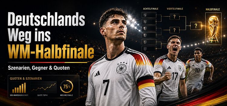 Fußball WM 2026 Deutschland: Der Weg ins Halbfinale, mögliche Gegner & aktuelle Wettquoten