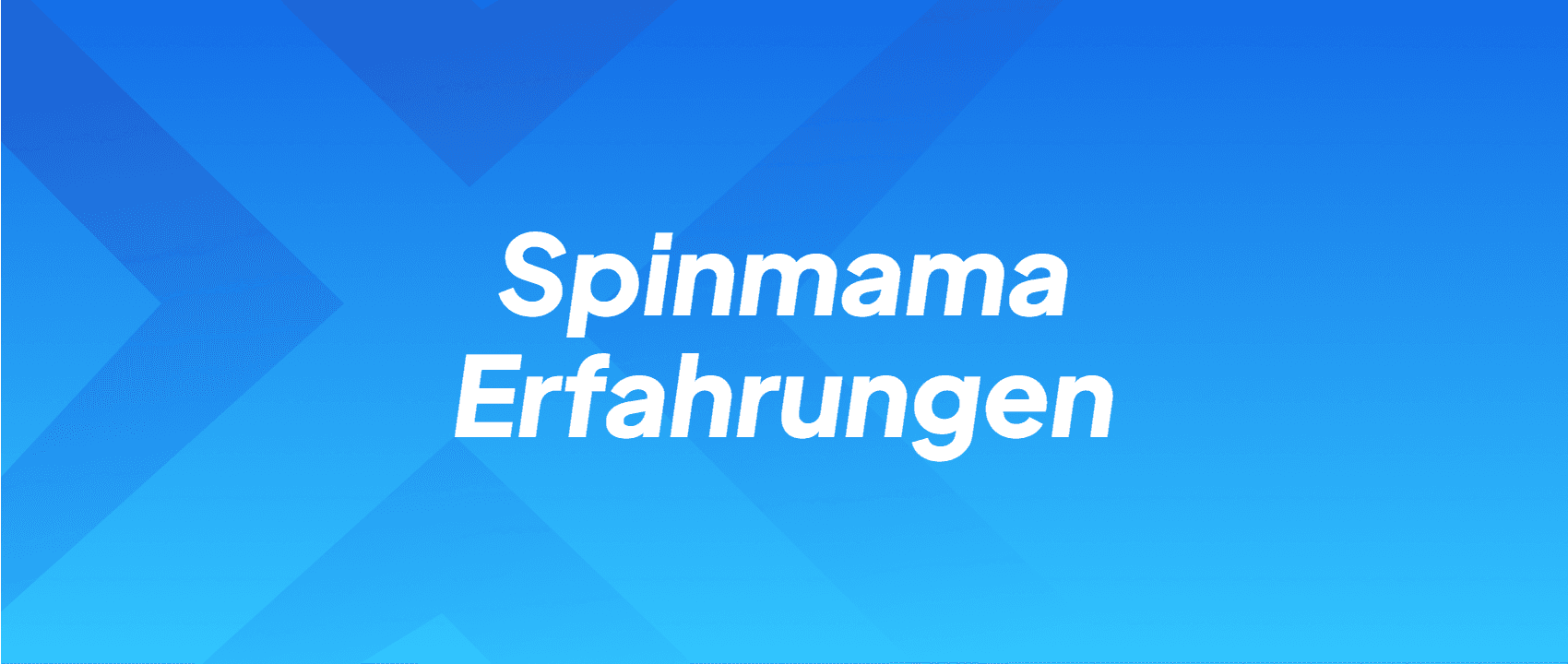 Spinmama Erfahrungen