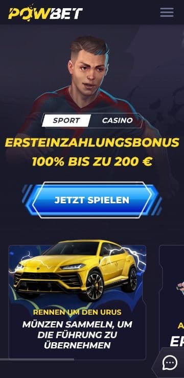 powbet homepage mobile