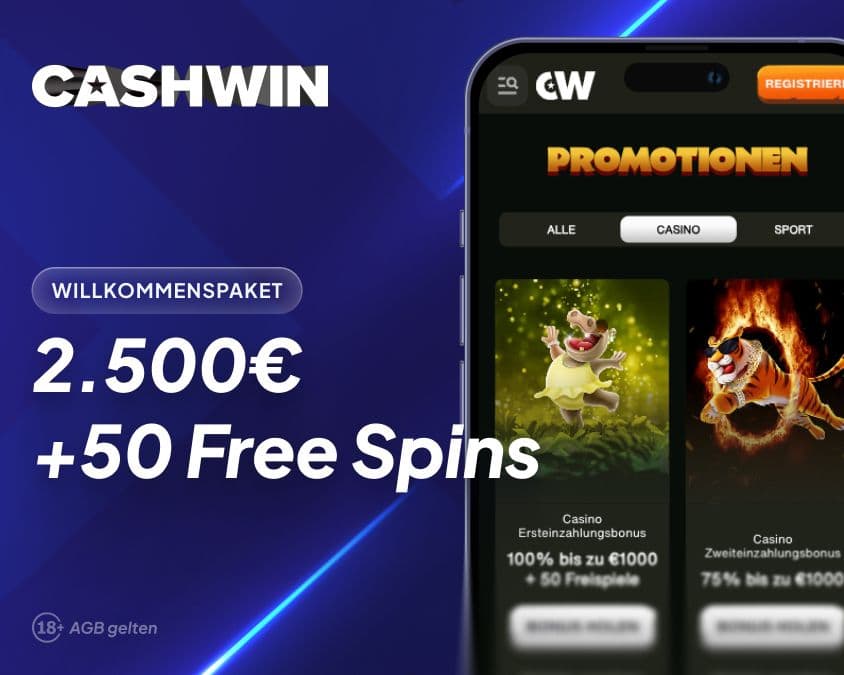 Cashwin Casino Willkommensbonus