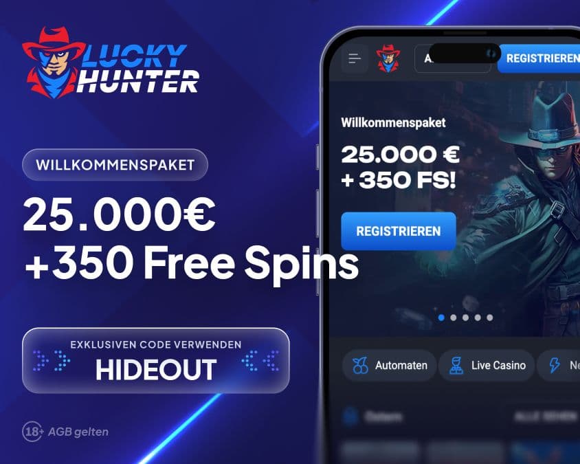 Lucky Hunter Willkommensbonus