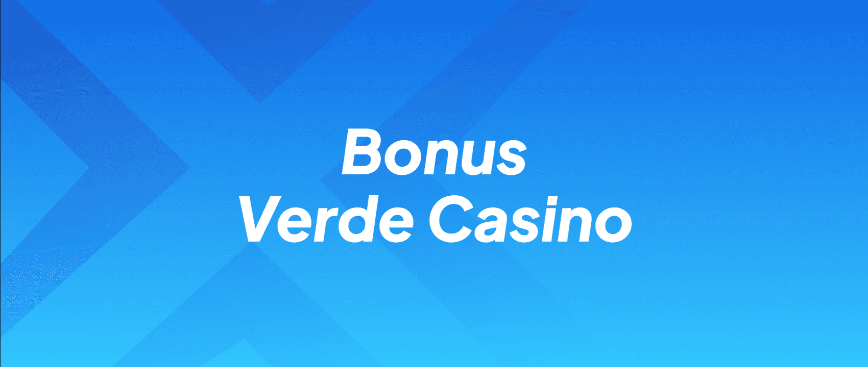 Bonus Verde Casino