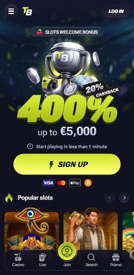 TenoBet Mobile Casino