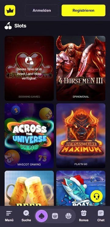 Kings Game slots mobile
