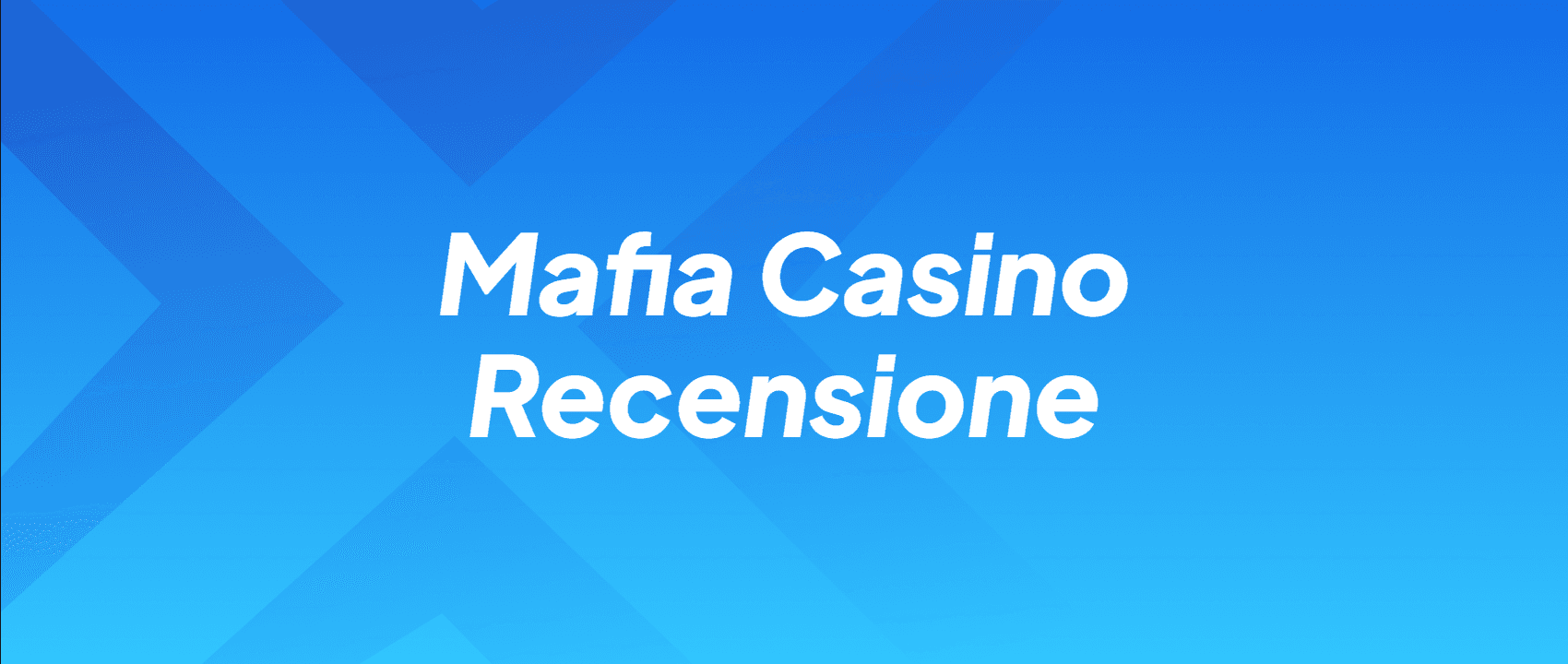 Mafia Casino Recensione