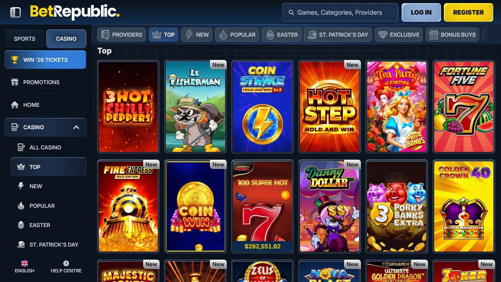 BetRepublic Slots