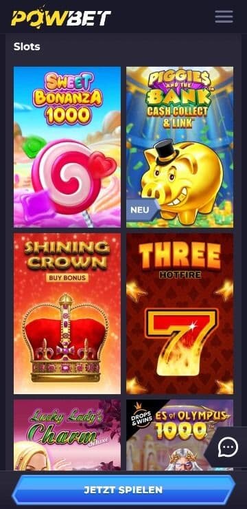 powbet spielautomaten mobile