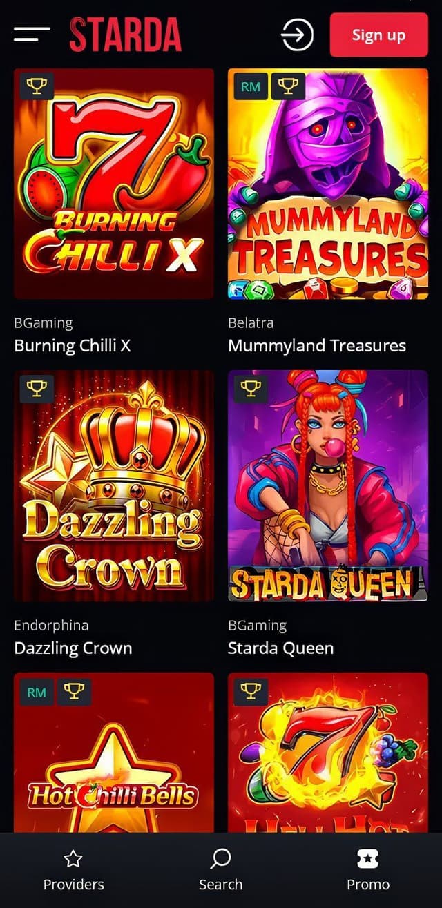 starda casino slots mobile
