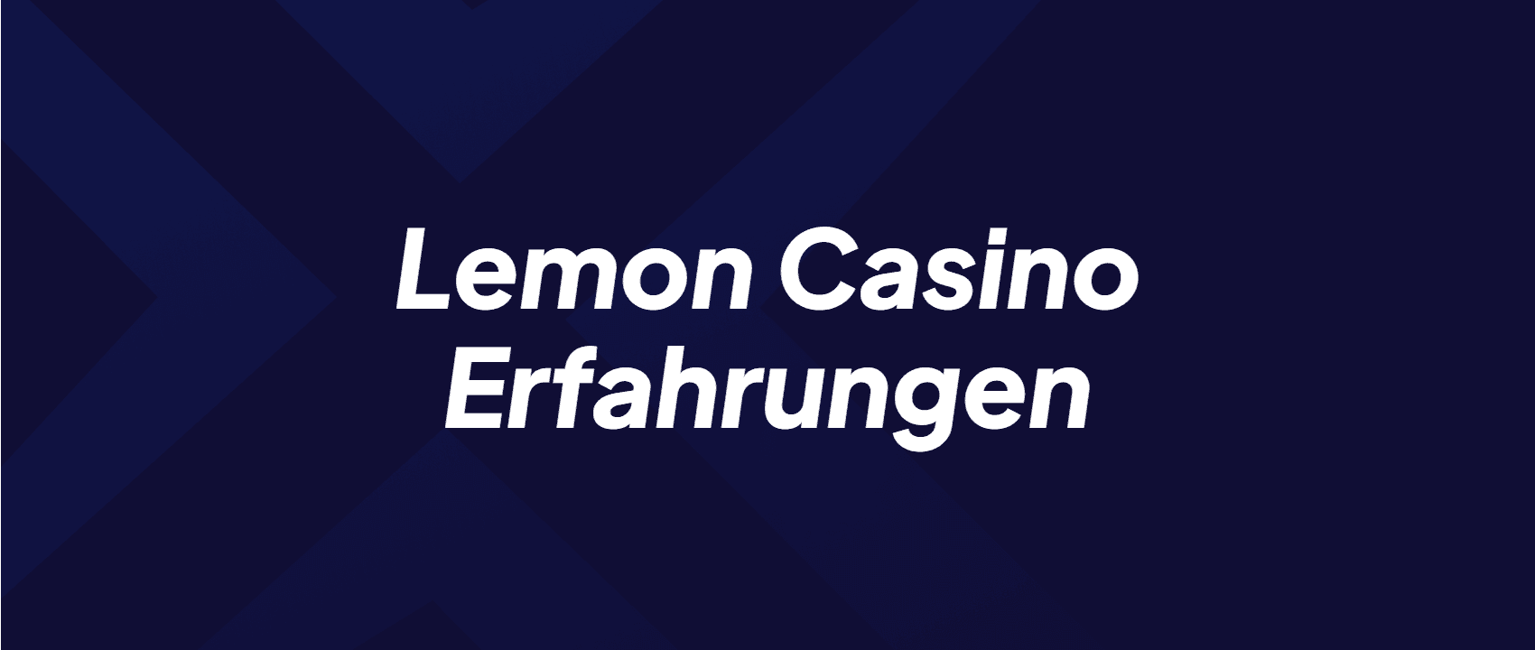 Lemon Casino Erfahrungen