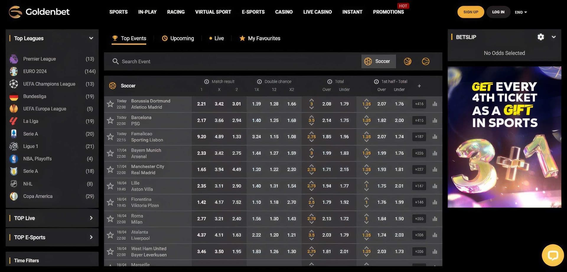 goldenbet homepage desktop