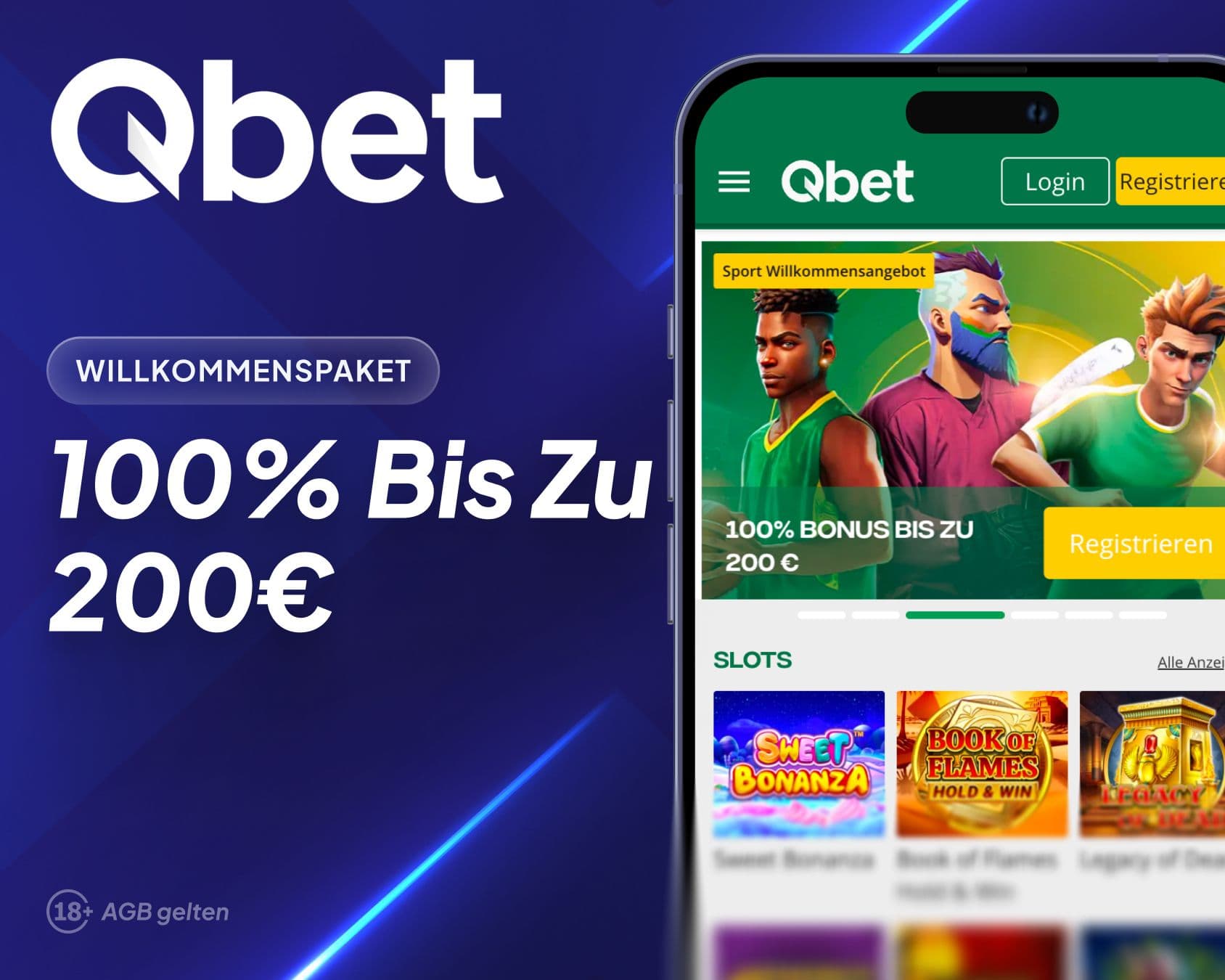 Qbet Sportwetten Bonus
