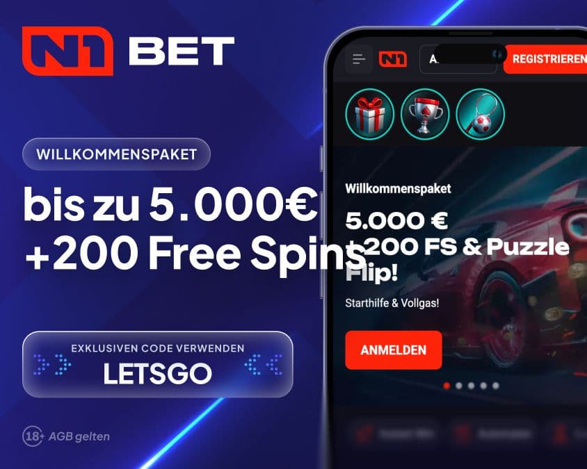 N1Bet Casino Willkommensbonus