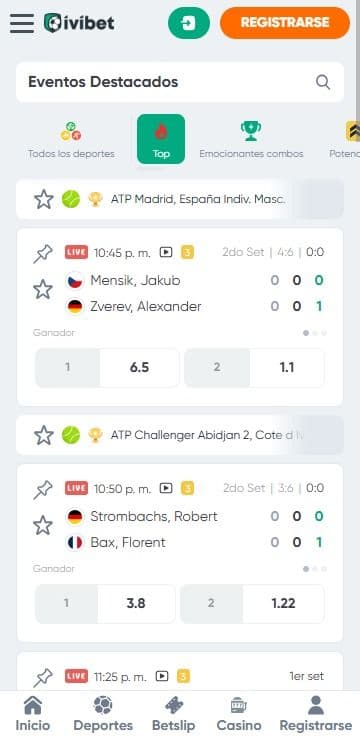 Apuestas en Ivibet.