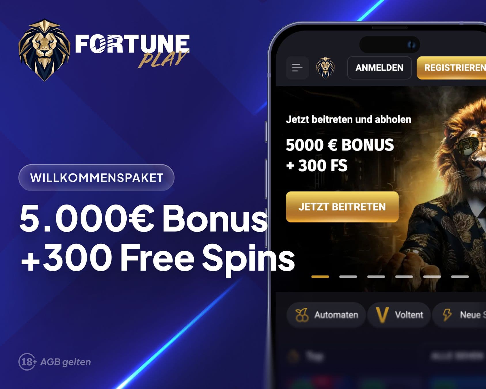 FortunePlay Casino Willkommenspaket