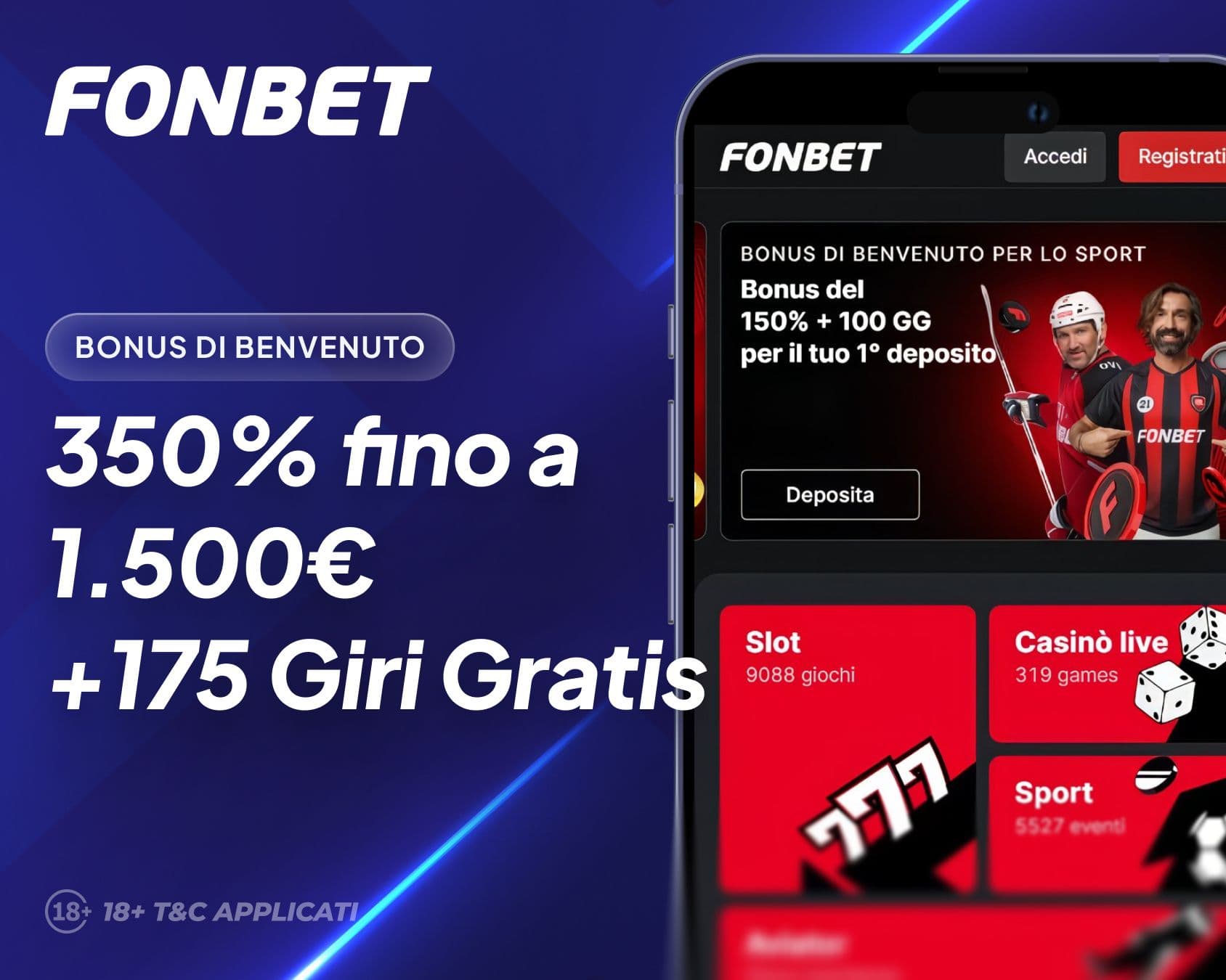 Fonbet Bonus Scommesse di Benvenuto
