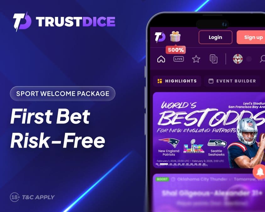 TrustDice Sports Betting Bonus
