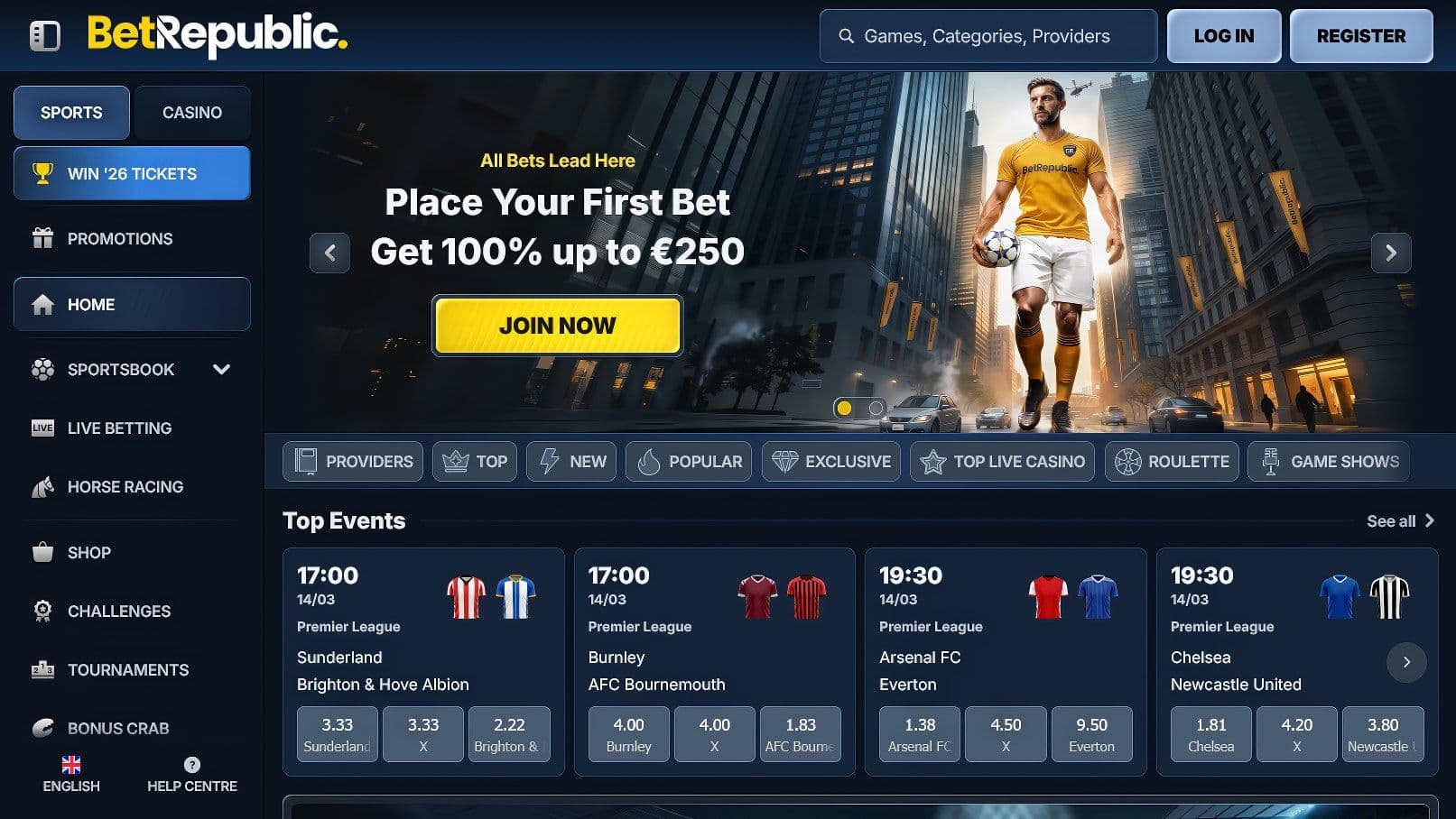 BetRepublic Sportsbook