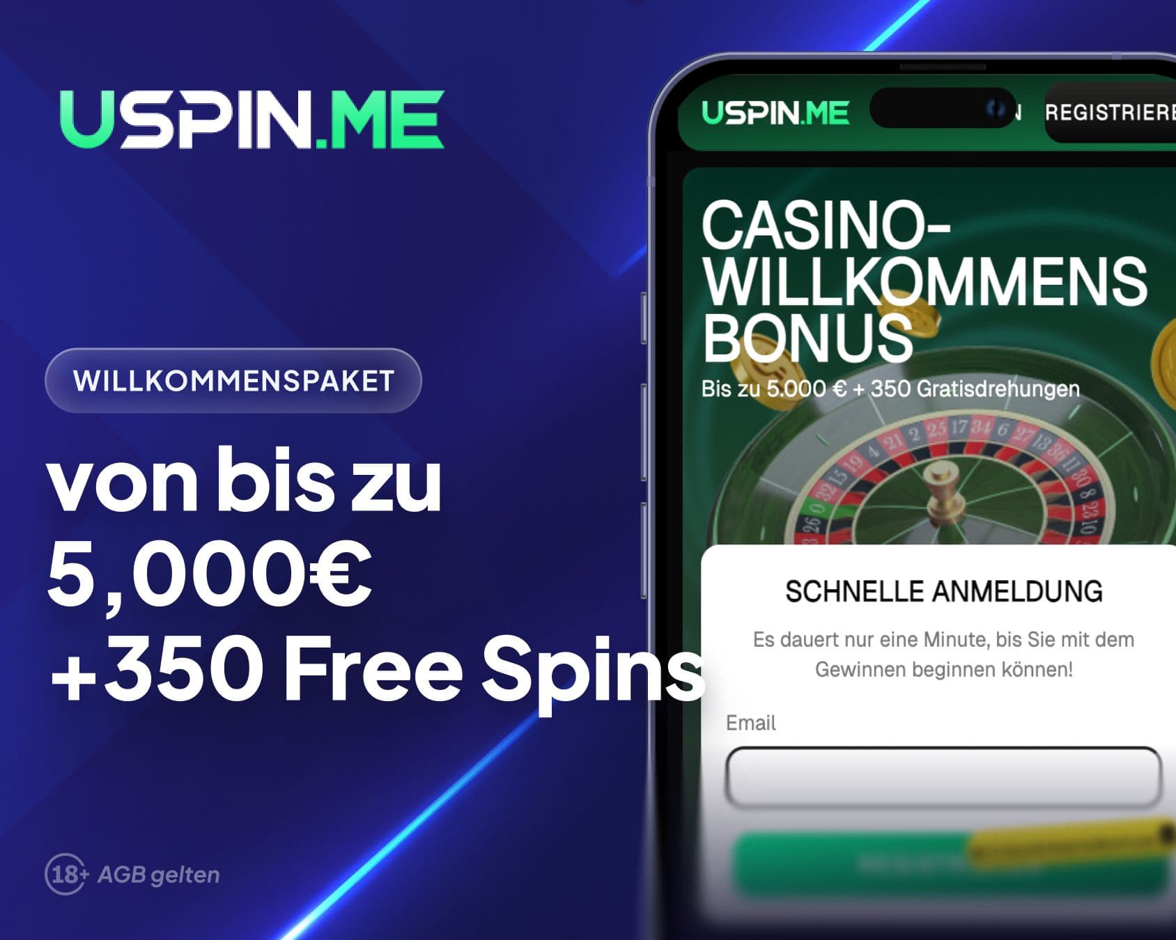 USpin Willkommensbonus