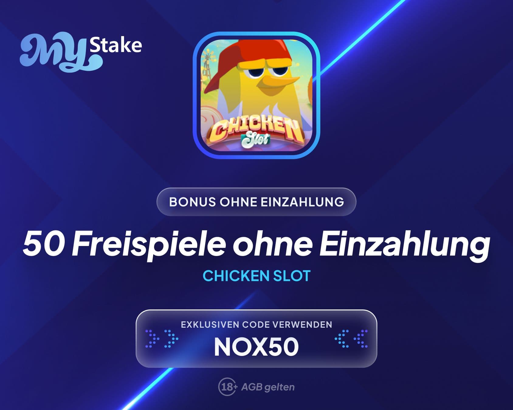MyStake Freispiele ohne Einzahlung