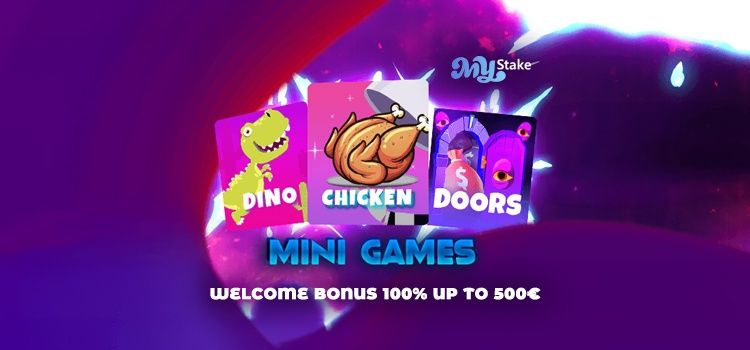 Double Your First Deposit with MyStake's Mini Games Bonus
