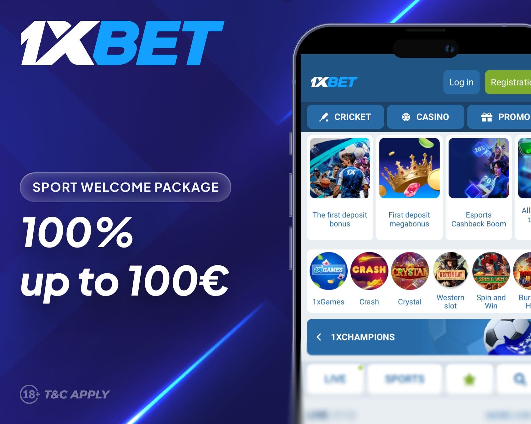 1xbet sports welcome offer