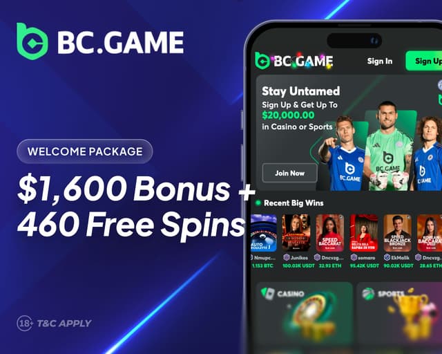 bcgame casino welcome offer