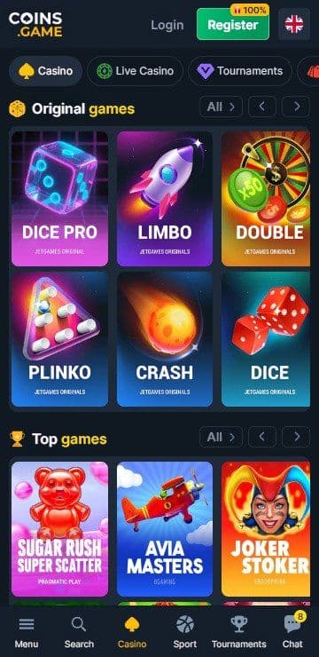 coins.game slots mobile