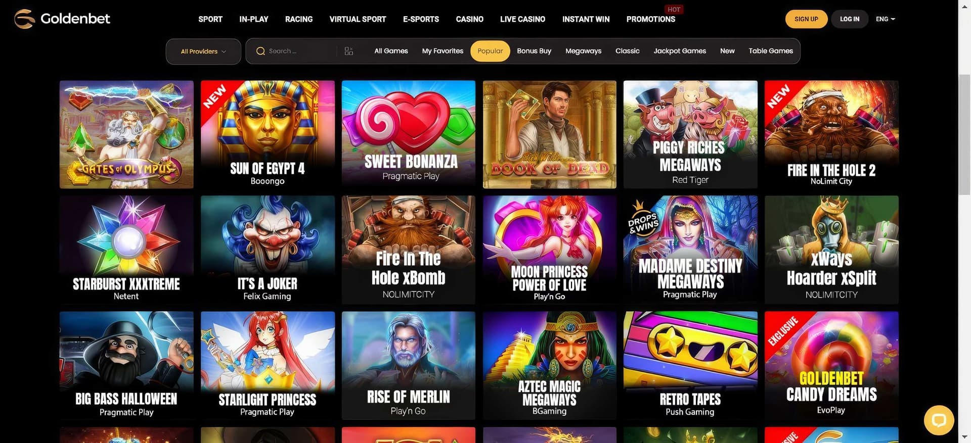 goldenbet slots desktop