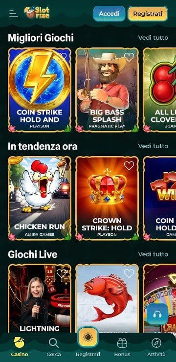 Slotrize Slots Mobile