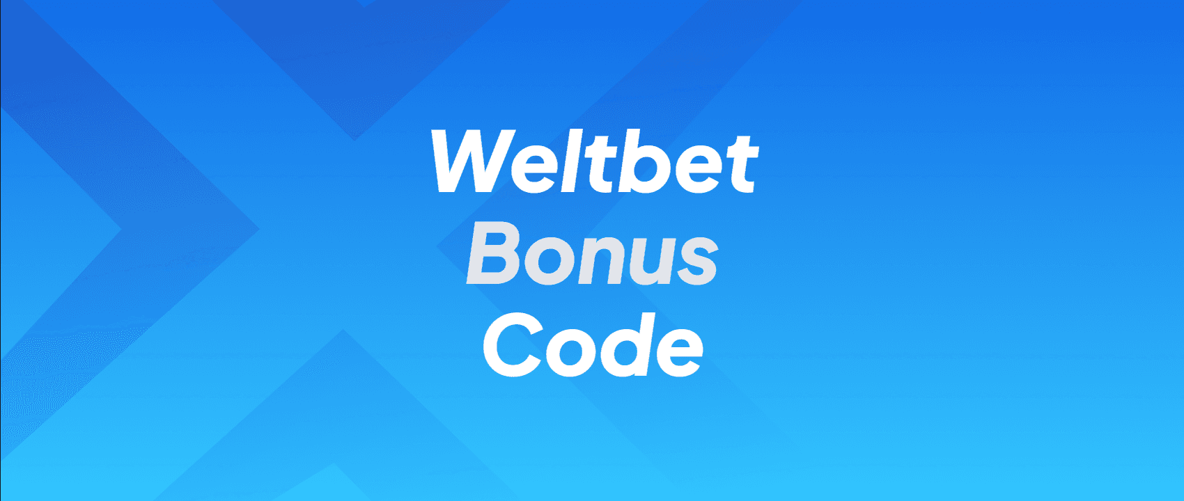 Weltbet Bonus Code
