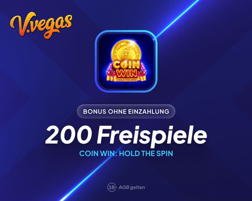 V.Vegas Bonus ohne Einzahlung