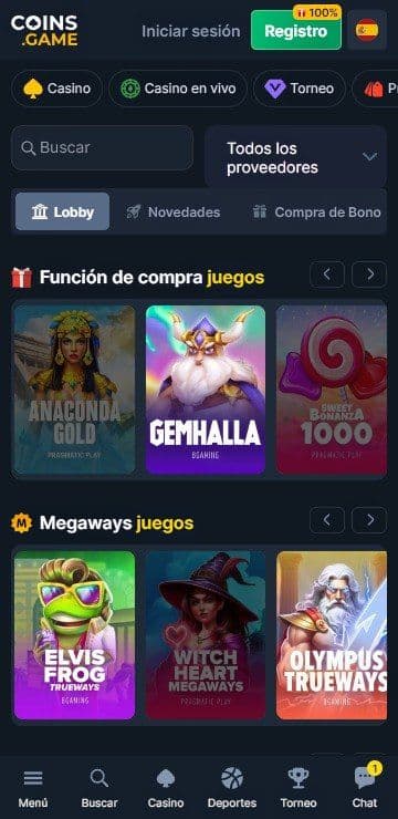 Tragamonedas de coinsgame mobile