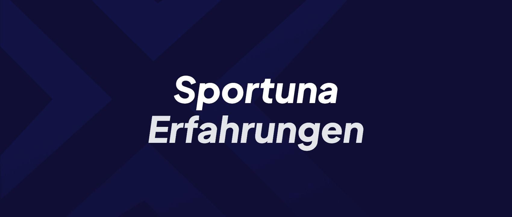 Sportuna Erfahrungen