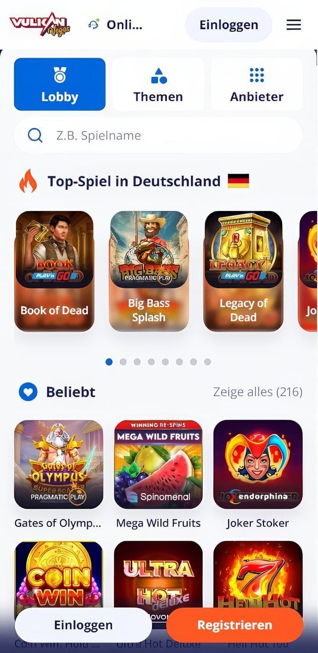 vulkanvegas spielautomaten mobile