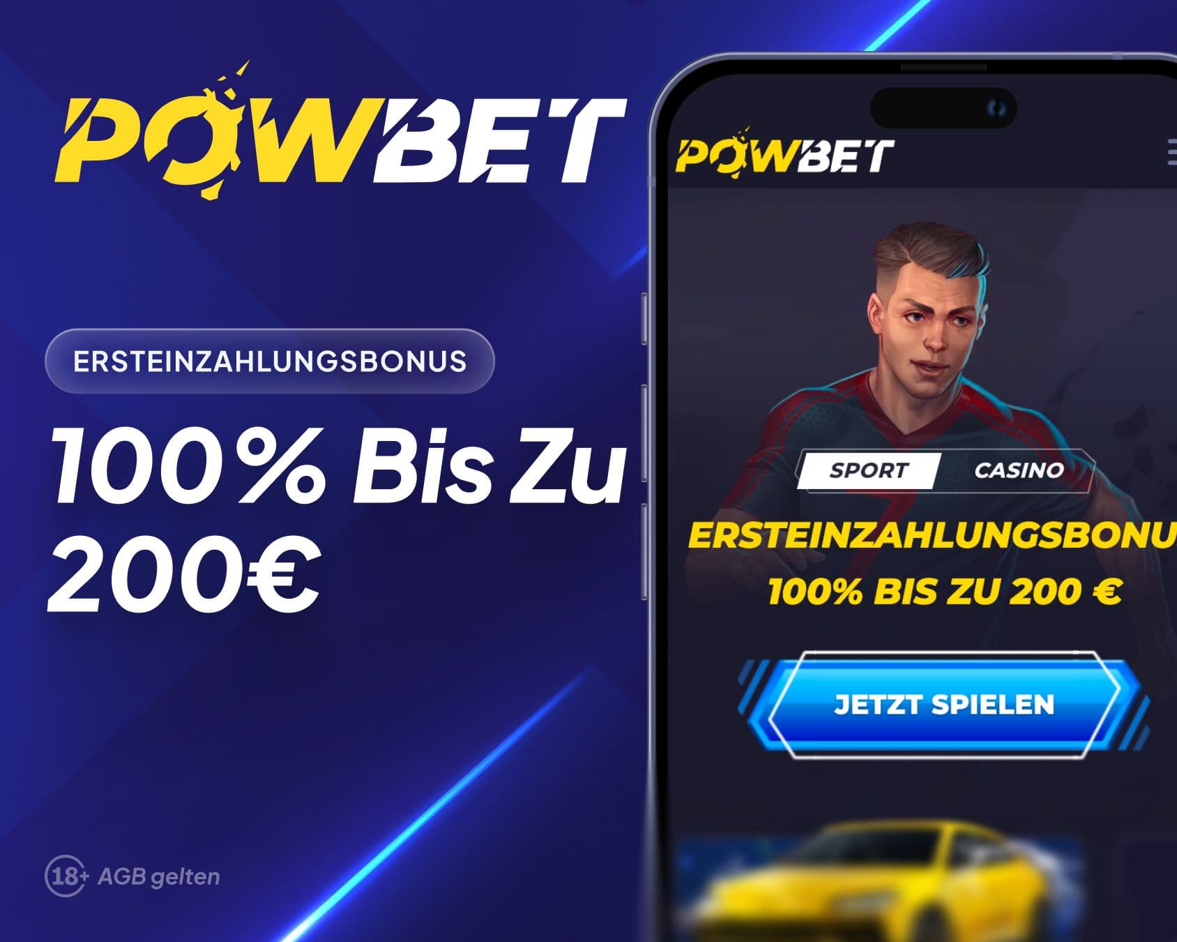 Powbet Sportwetten Willkommensbonus