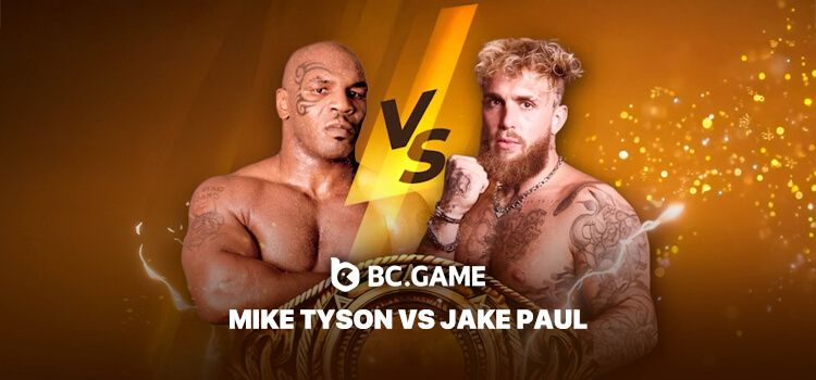 Bet on the Tyson vs Paul Fight with BC.Game!