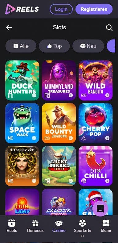 Reels Casino Slots Mobile