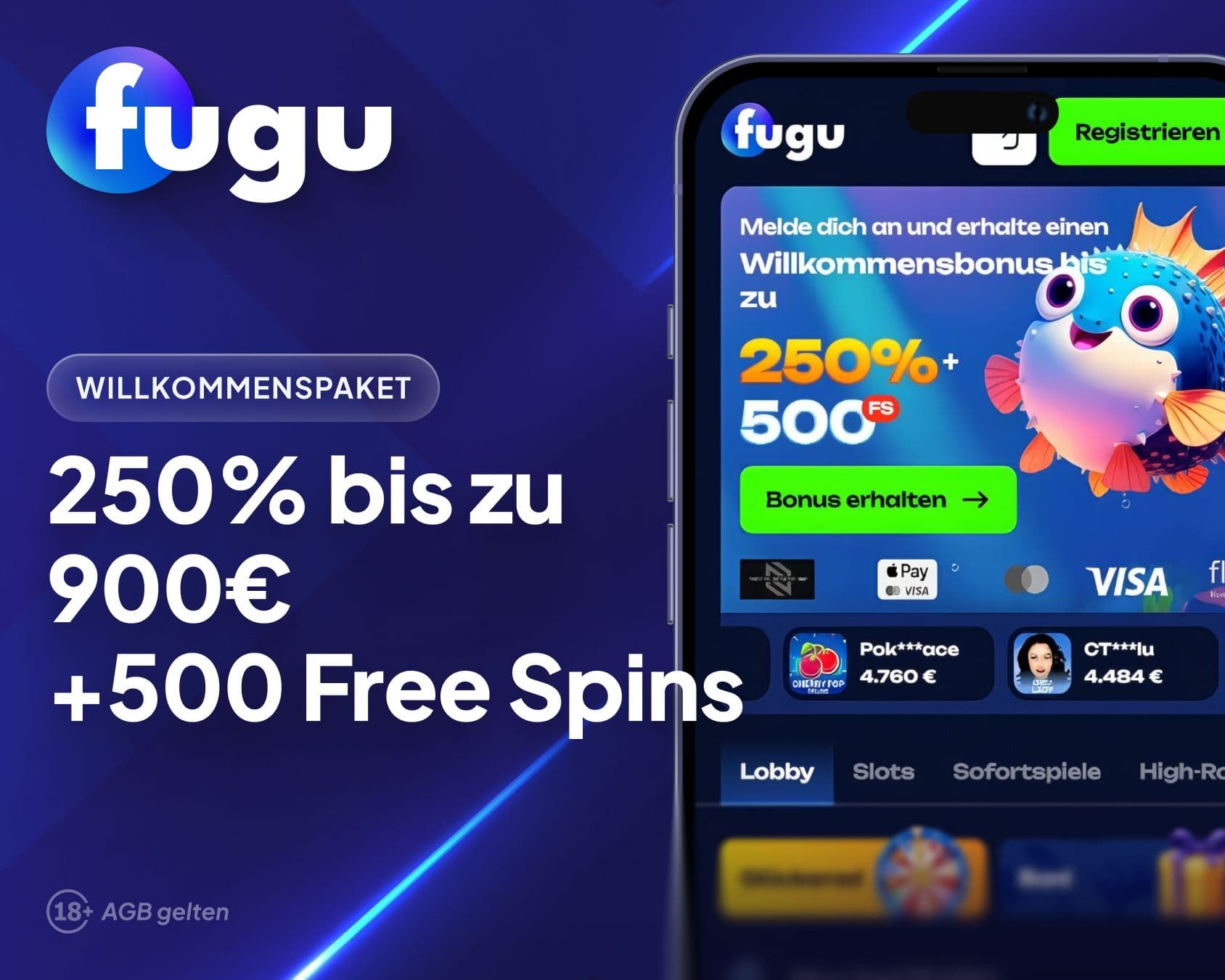 Fugu Casino Willkommenspaket