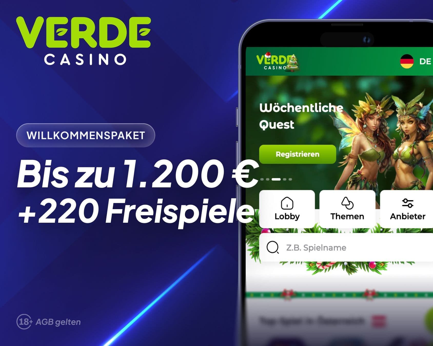 Verde Casino Willkommensbonus