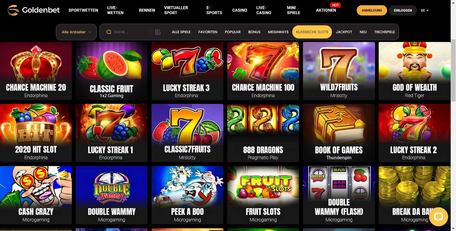 goldenbet spielautomaten desktop