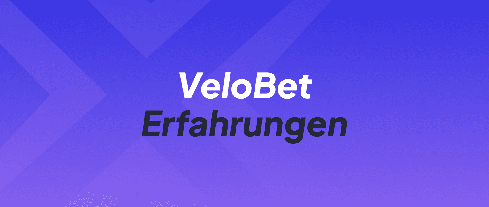 VeloBet Erfahrungen