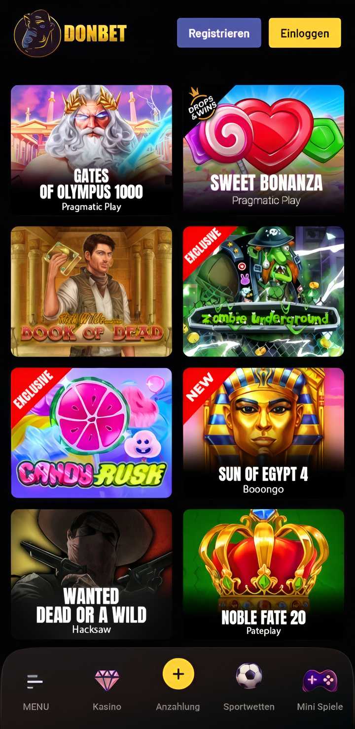 donbet spielautomaten mobile