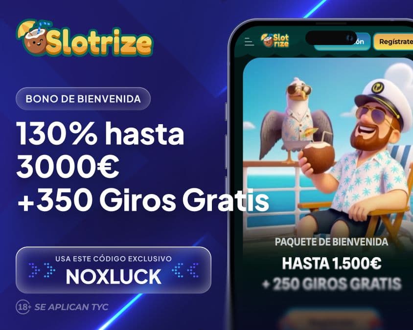 Bono exclusivo de Bienvenida de Slotrize para Noxwin