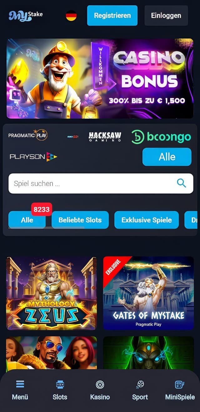 Mystake Homepage Mobile